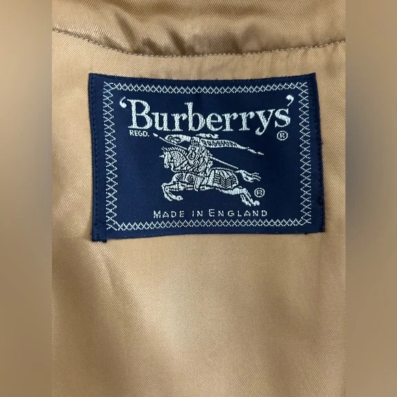 Vintage Burberry Classic House Check Lined Trench Coat with Extra Wool Liner 56R - Picture 5 of 13